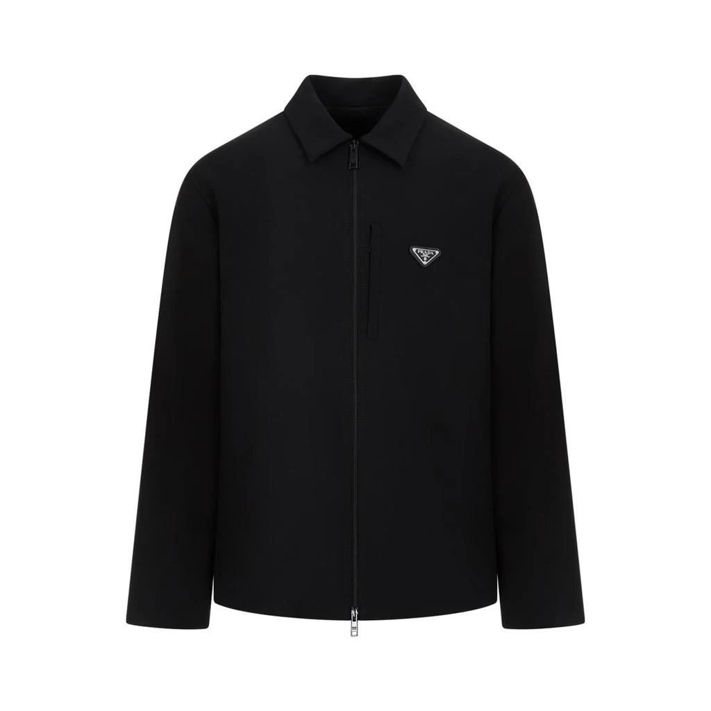 商品Prada|PRADA  TECH FABRIC SHIRT JACKET,价格¥13997,第1张图片