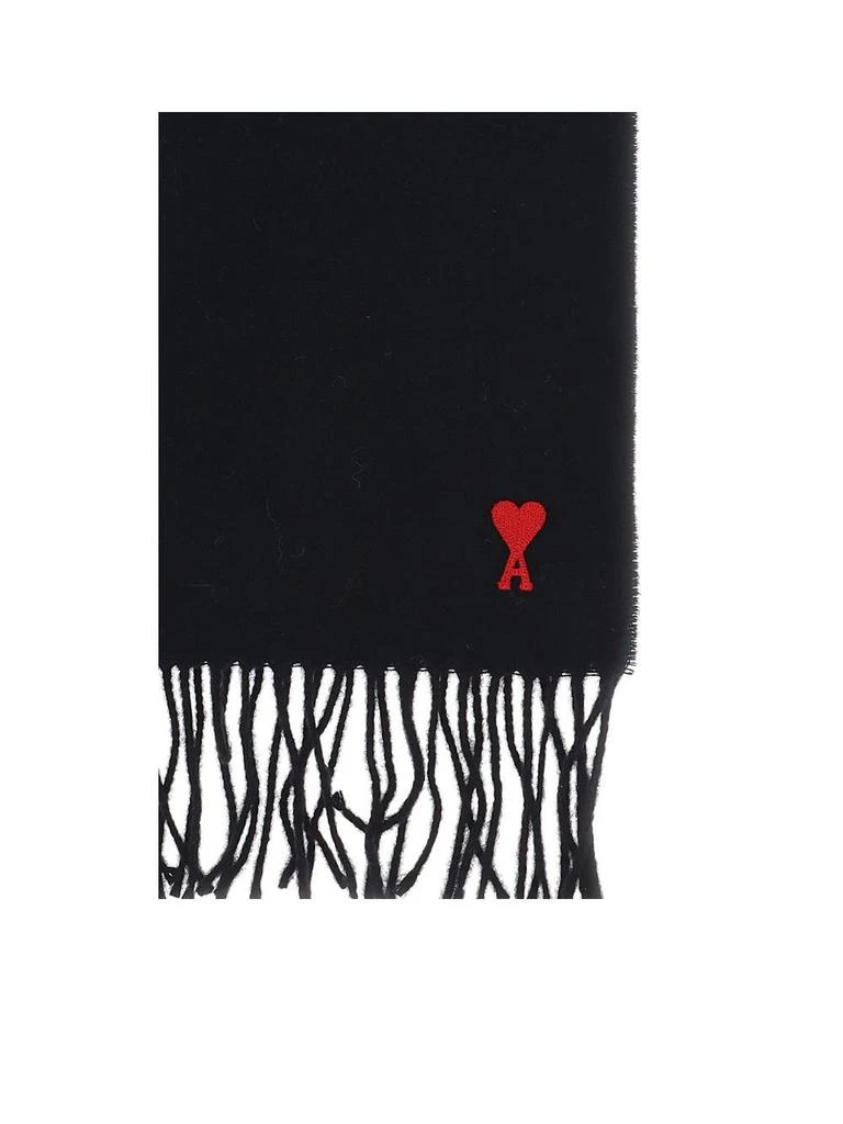 商品AMI|AMI Paris Ami de Coeur Fringed Scarf,价格¥1001,第1张图片