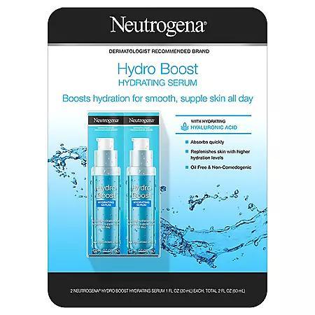 商品Neutrogena|Neutrogena Hydro Boost Hydrating Serum (1 fl. oz., 2 pk.),价格¥213,第1张图片