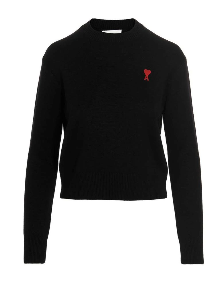 商品AMI|AMI Paris Ami De Coeur Embroidered Crewneck Jumper,价格¥1740,第1张图片