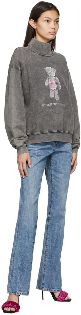 商品Alexander Wang|Grey Teddy Bear Print Sweatshirt,价格¥2406,第4张图片详细描述