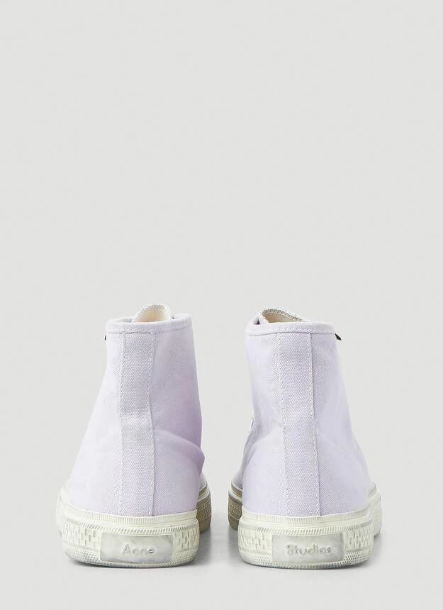 商品Acne Studios|Ballow High Top Tumbled Sneakers in Lilac,价格¥871,第4张图片详细描述