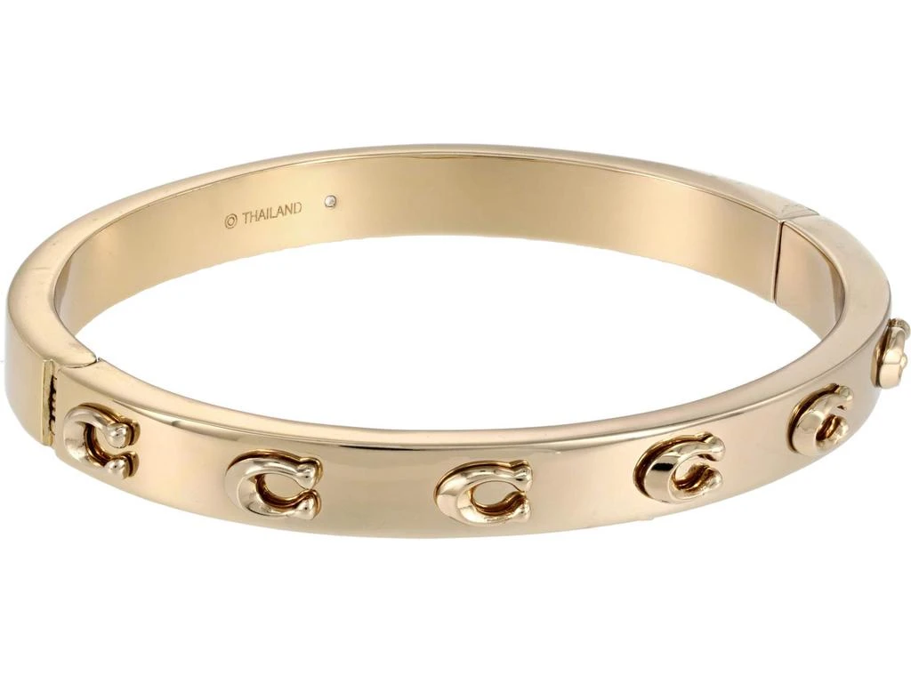 商品Coach|Signature Bangle Bracelet,价格¥709,第1张图片