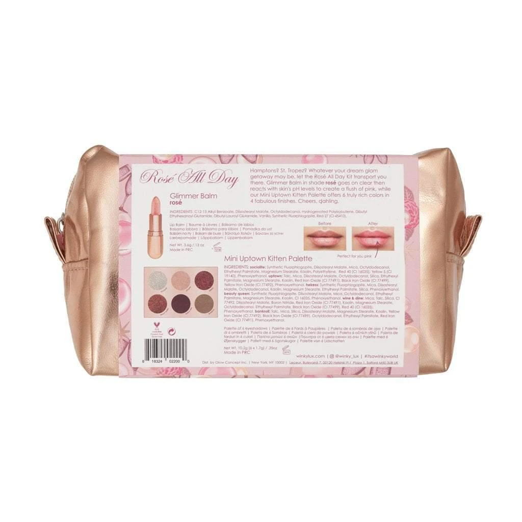 商品Winky Lux|玫瑰系列彩妆套装 - Rosé,价格¥227,第2张图片详细描述