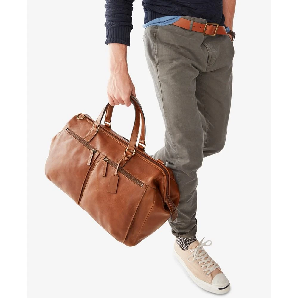 商品Fossil|Men's Leather Duffel Bag,价格¥3009,第3张图片详细描述