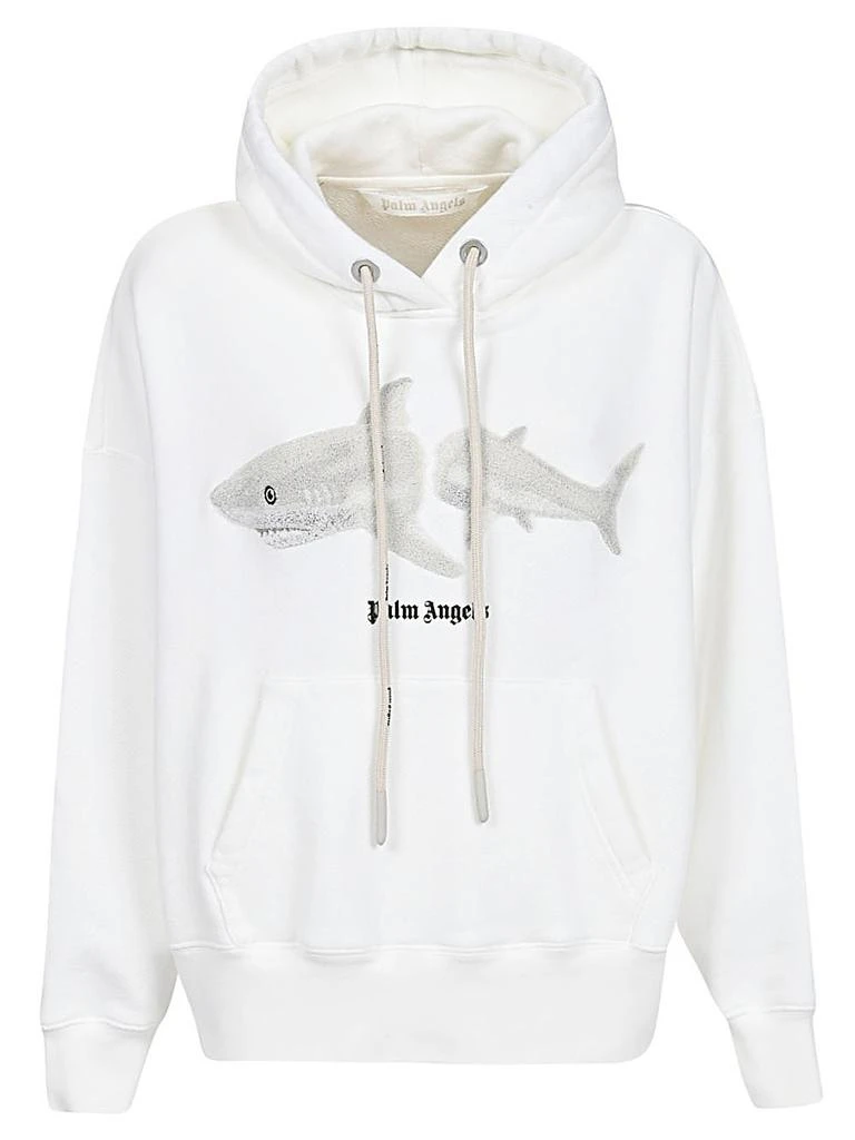 商品Palm Angels|PALM ANGELS X TESSABIT - Shark Cotton Hoodie,价格¥6948,第1张图片