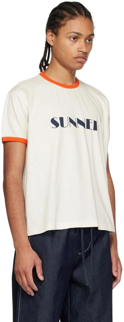 商品SUNNEI|Off-White Cotton T-Shirt,价格¥465,第2张图片详细描述