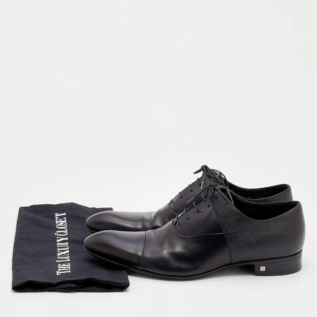 Louis Vuitton Black Epi Leather Lace Up Oxford Size 42 商品