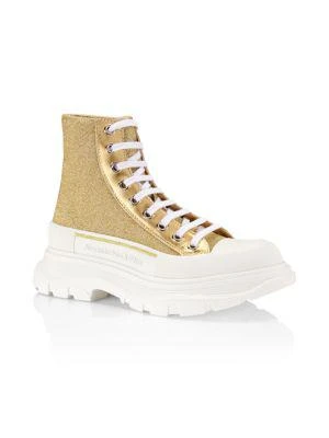 商品Alexander McQueen|女式 麦昆 闪亮系列 高帮休闲鞋,价格¥2284,第2张图片详细描述