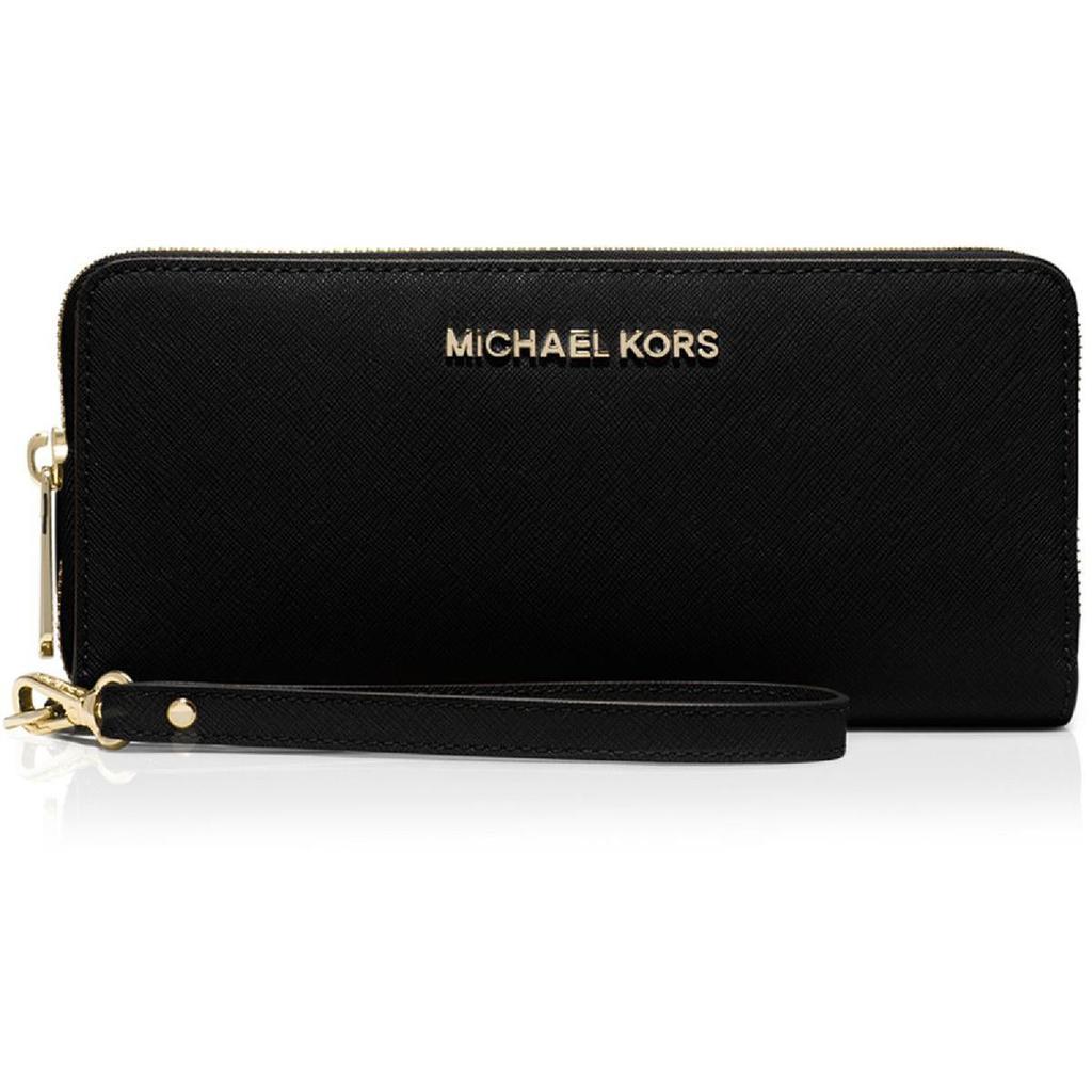 商品Michael Kors|Michael Kors Jet Set Women’s Leather Travel Continental Wristlet Wallet,价格¥1040,第5张图片详细描述
