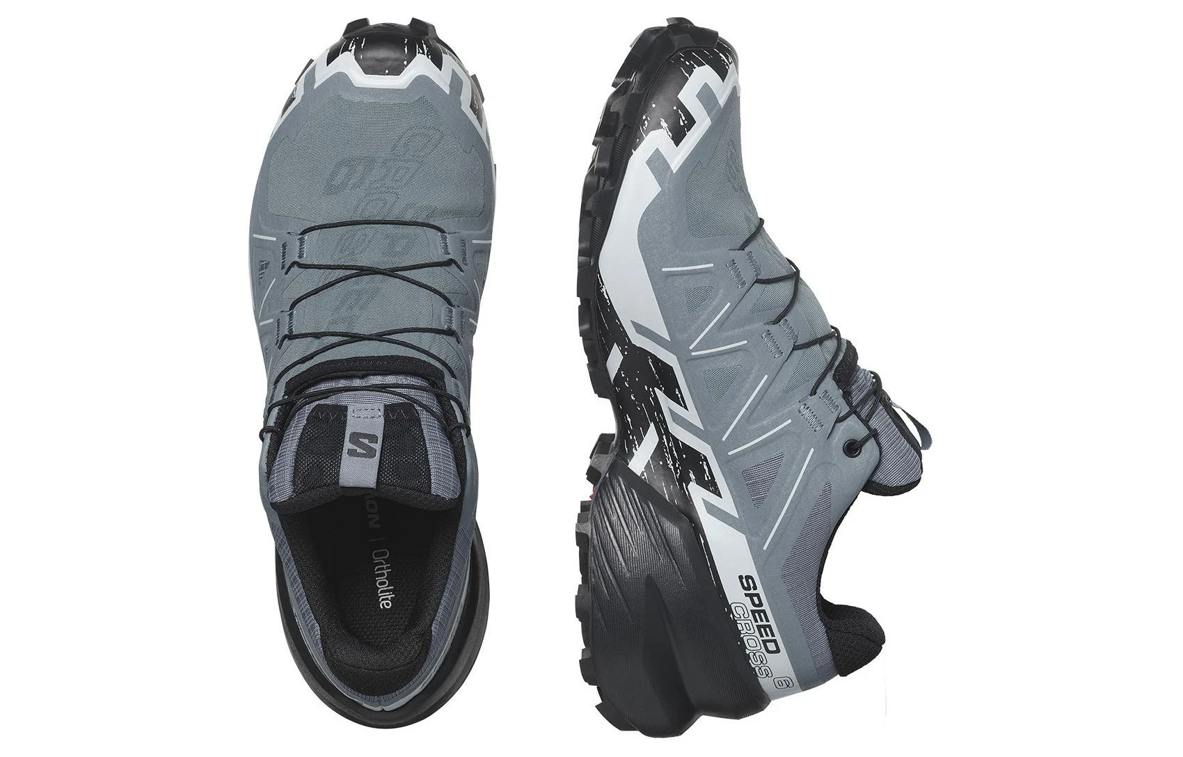 商品[国内直发] Salomon|萨洛蒙 Speedcross 6 GTX W舒适百搭 减震耐磨 低帮 徒步鞋 女款 蓝灰色,价格¥1328,第9张图片详细描述