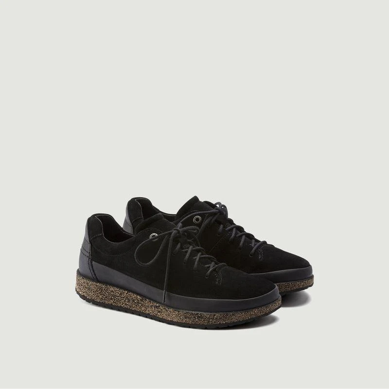 商品Birkenstock|Honnef suede low top sneakers Black BIRKENSTOCK,价格¥1471,第3张图片详细描述