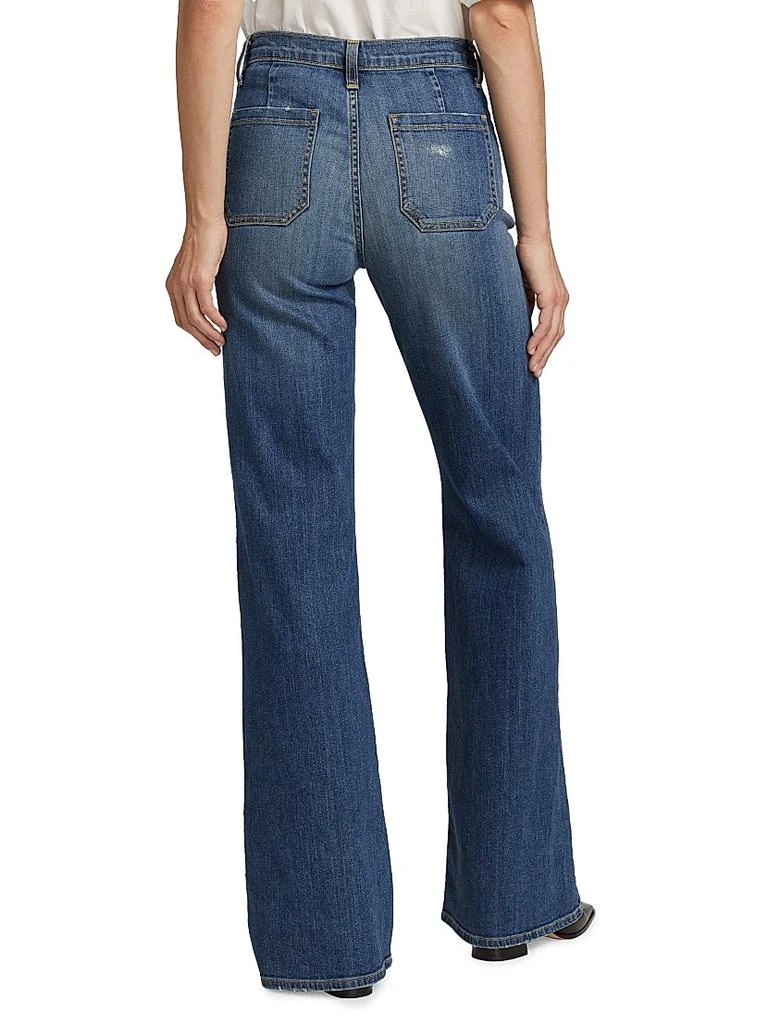 商品Nili Lotan|Florence High-Rise Boot-Cut Jeans,价格¥3118,第5张图片详细描述