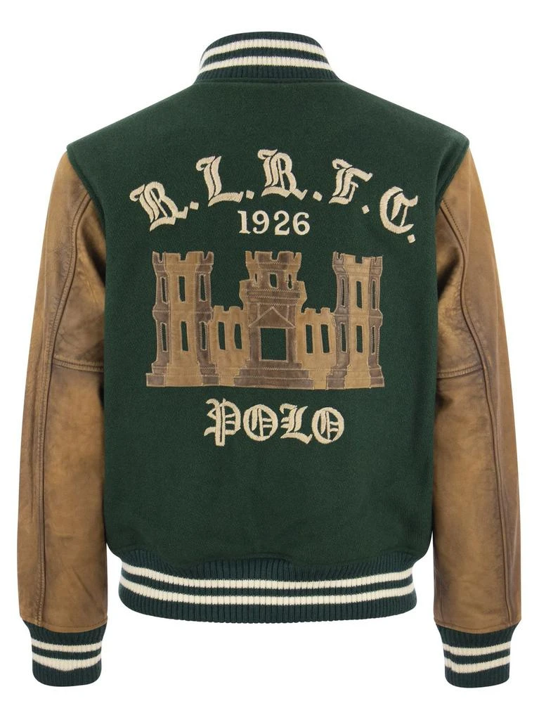 商品Ralph Lauren|Polo Ralph Lauren Panelled Varsity-Inspired Jacket,价格¥9044,第2张图片详细描述