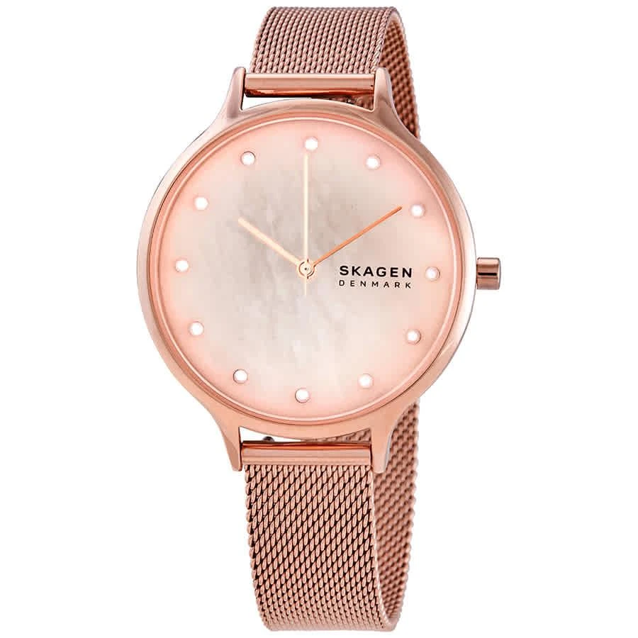 商品Skagen|Anita Quartz Crystal Mother of Pear Dial Ladies Watch SKW2773,价格¥670,第1张图片