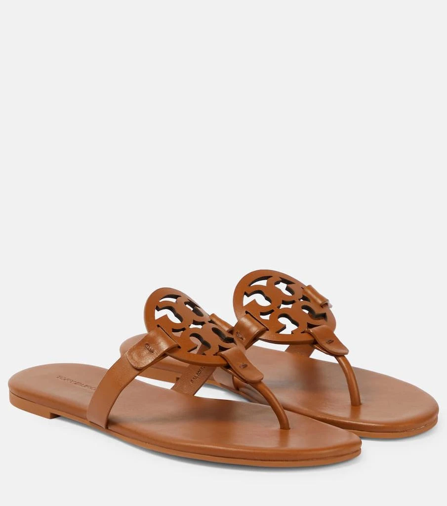 商品Tory Burch|Miller leather thong sandals,价格¥1521,第1张图片