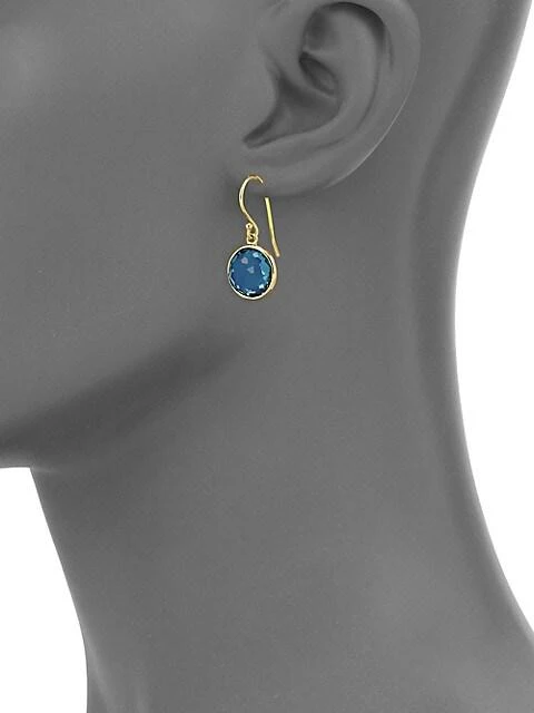 商品Ippolita|Lollipop® 18K Yellow Gold & Gemstone Mini Drop Earrings,价格¥8215,第2张图片详细描述