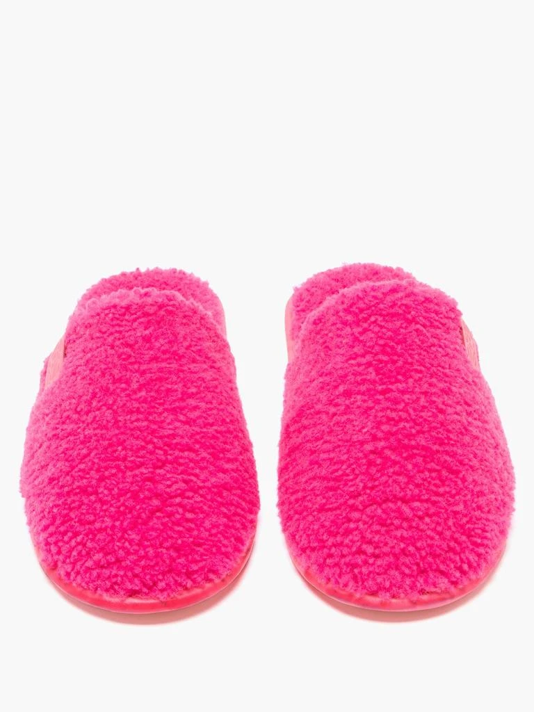 商品Loewe|Anagram-tab wool-fleece slippers,价格¥2165,第5张图片详细描述