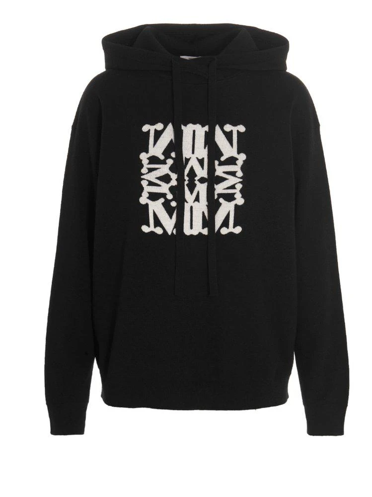 商品Max Mara|Max Mara Logo Jacquard Drawstring Hoodie,价格¥3429,第1张图片