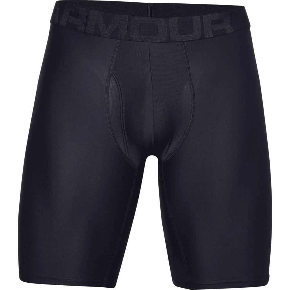 商品Under Armour|Under Armour Men's Multi-Pack Performance Tech Long-Leg Boxer Brief, 9" Inseam, All-Day Comfort,价格¥102,第1张图片