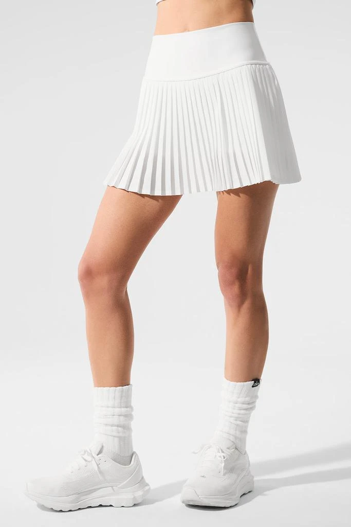 商品Alo|Grand Slam Tennis Skirt - White,价格¥672,第1张图片