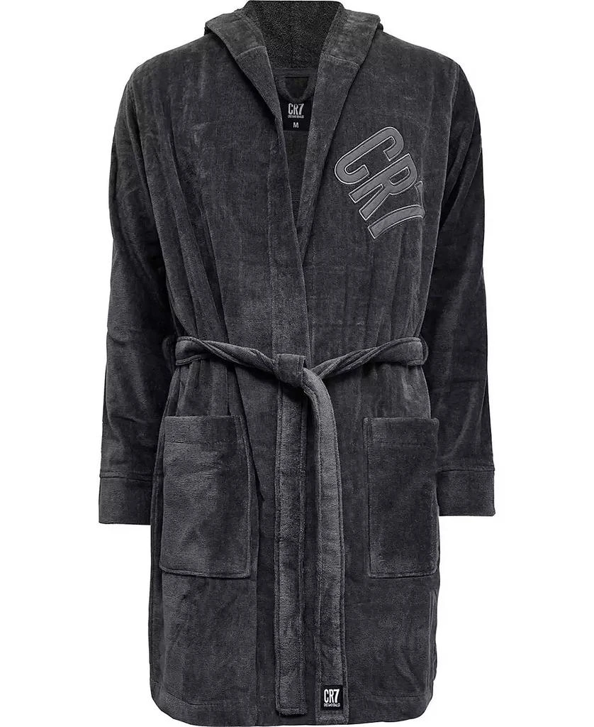 商品CR7|Men's Modern Cut Cotton Bathrobe,价格¥741,第1张图片