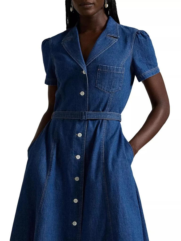 商品Ralph Lauren|Belted Denim Shirtdress,价格¥1574,第5张图片详细描述