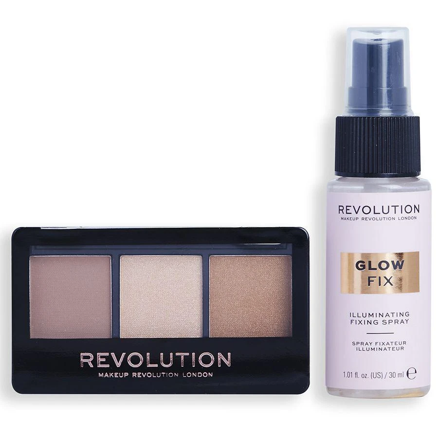 商品Makeup Revolution|Mini Contour & Glow Gift Set,价格¥52,第2张图片详细描述