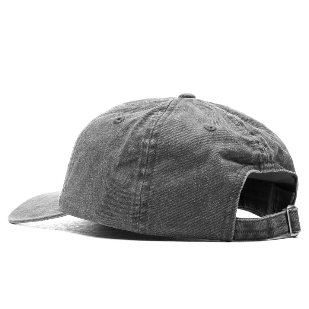 商品STUSSY|Stussy Washed Stock Low Pro Cap - Charcoal,价格¥343,第4张图片详细描述