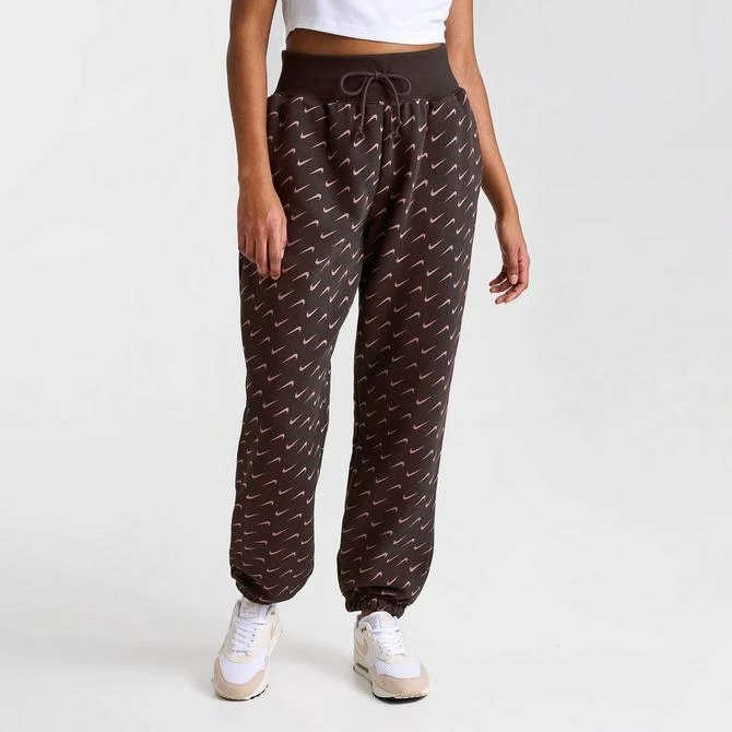 商品NIKE|Women's Nike Sportswear Phoenix Fleece Oversized All-over Print Jogger Sweatpants,价格¥585,第3张图片详细描述
