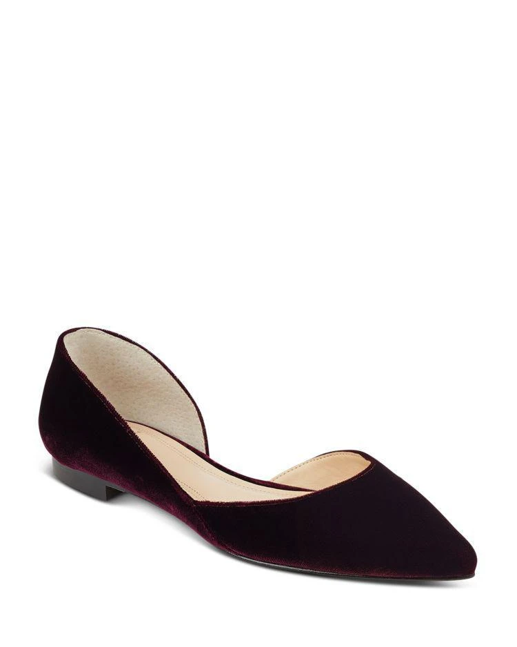 商品Marc Fisher|Marc Fisher LTD. Women's Sunny Velvet Pointed Toe d'Orsay Flats ,价格¥477,第1张图片