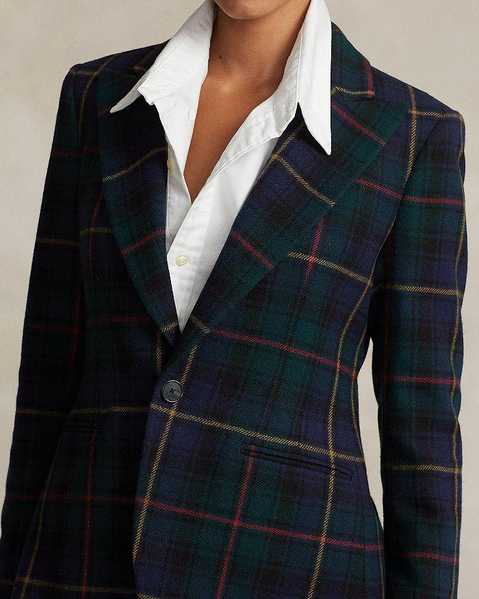 商品Ralph Lauren|Tartan Plaid Wool Blazer,价格¥3599,第5张图片详细描述
