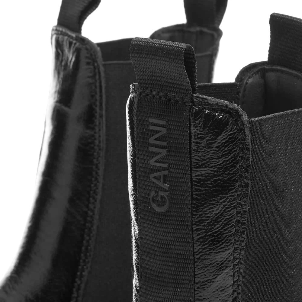 商品Ganni|GANNI Pull On Chunky Patent Boots,价格¥3169,第4张图片详细描述