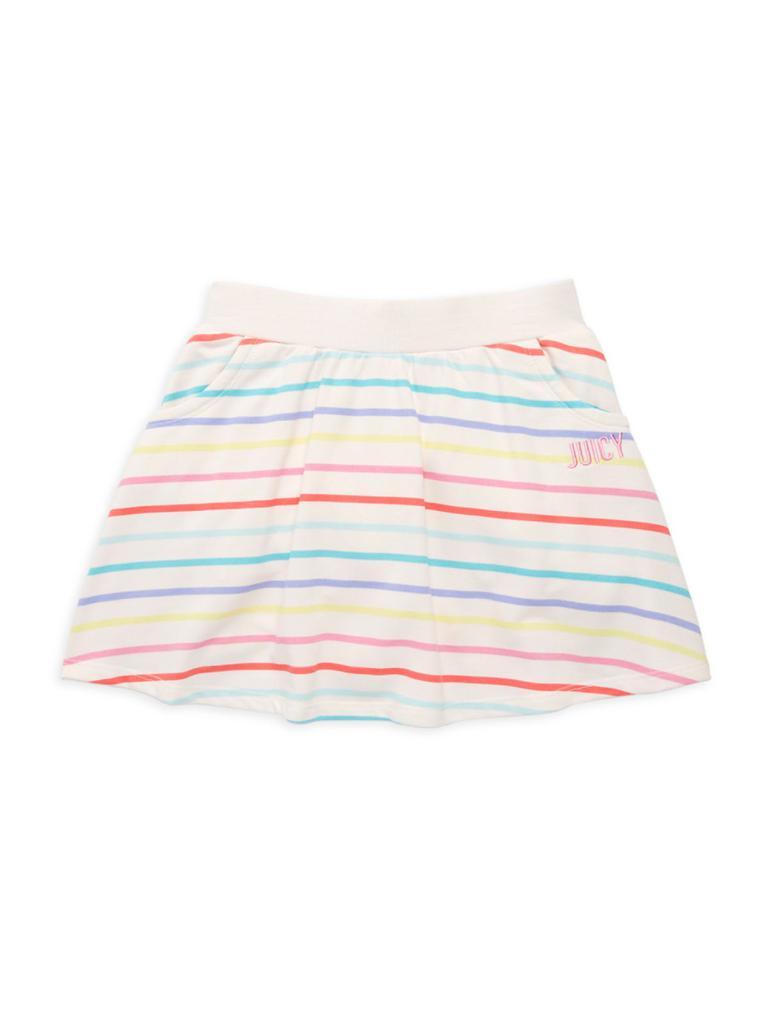商品Juicy Couture|Little Girl’s 2-Piece Rainbow Logo Top & Skort Set,价格¥147,第5张图片详细描述
