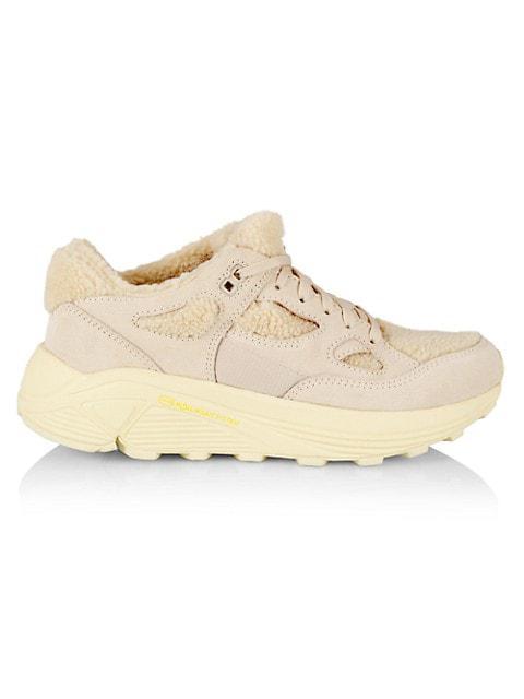 商品BRANDBLACK|Aura 130 Faux Shearling Sneakers,价格¥1795,第1张图片