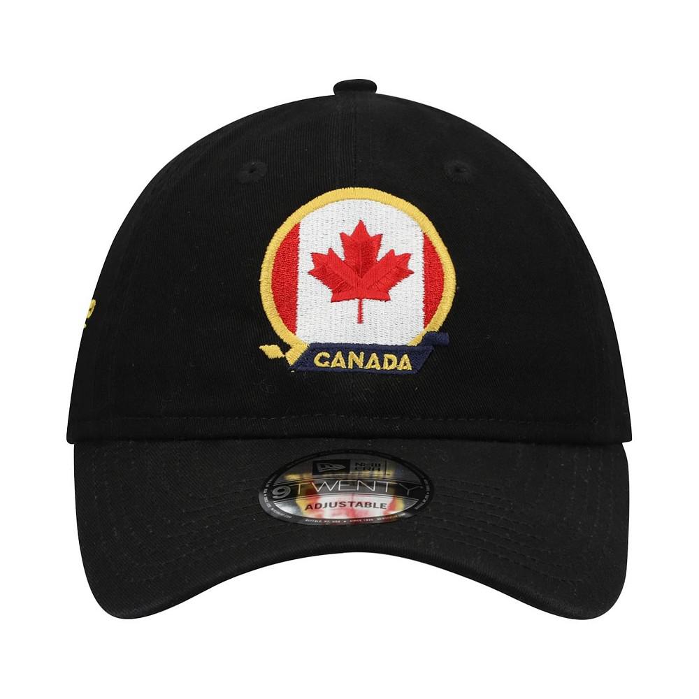 Men's Black Canada National Team Gold Cup Team 9TWENTY Adjustable Hat商品第4张图片规格展示