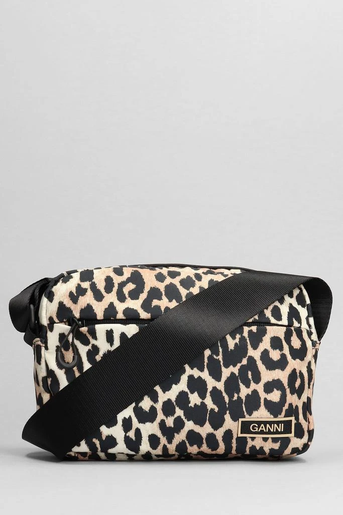 商品Ganni|Shoulder Bag In Animalier Polyester,价格¥1145,第1张图片