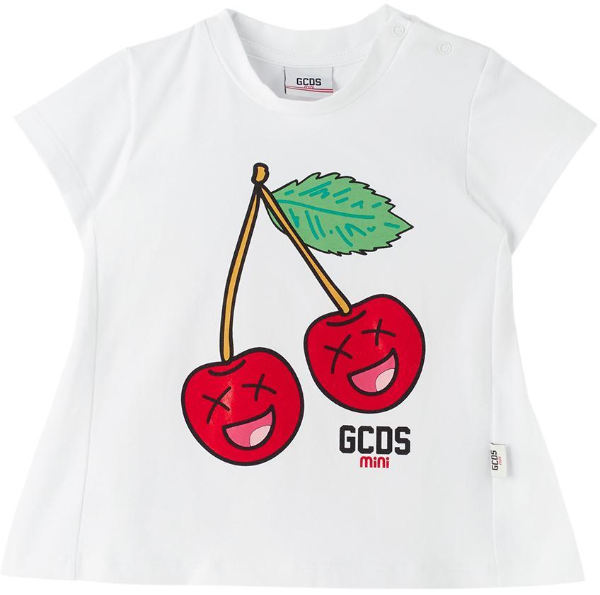 商品GCDS|Baby White & Pink T-Shirt & Leggings Set,价格¥908,第4张图片详细描述