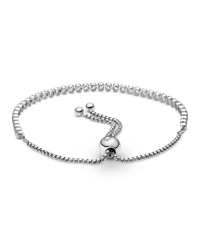 商品PANDORA|Cubic Zirconia Sparkling Slider Tennis Bracelet,价格¥428,第2张图片详细描述