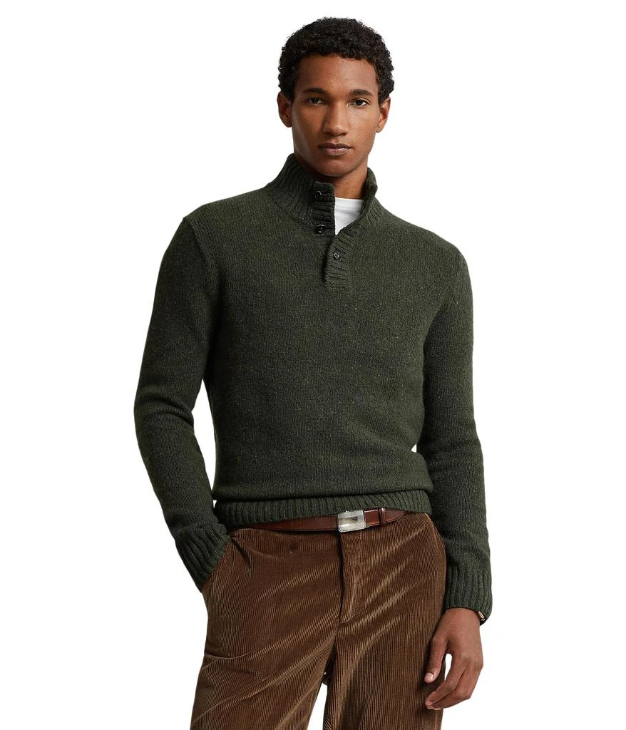 商品Ralph Lauren|Wool-Blend Mockneck Sweater,价格¥1309,第1张图片