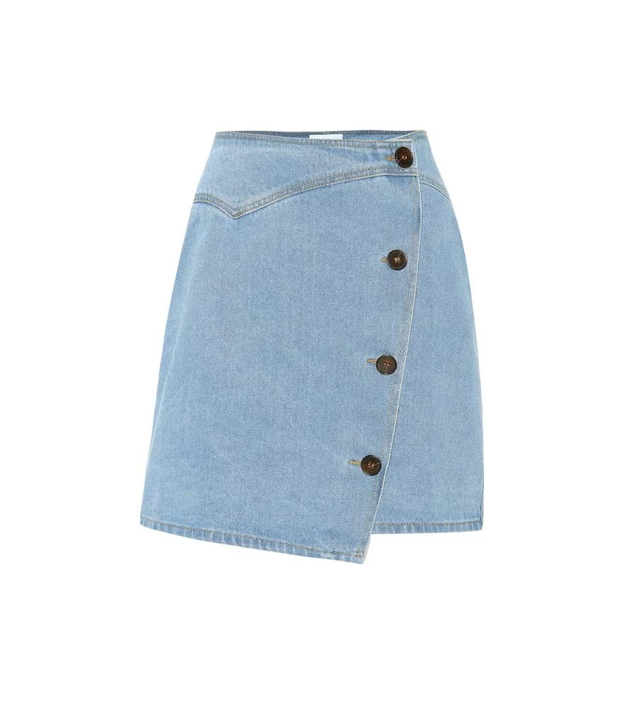 商品Nanushka|Amita denim wrap skirt,价格¥1135,第1张图片