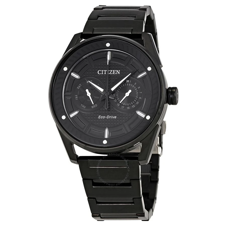 商品Citizen|CTO Black Dial Men's Watch BU4025-59E,价格¥1413,第1张图片