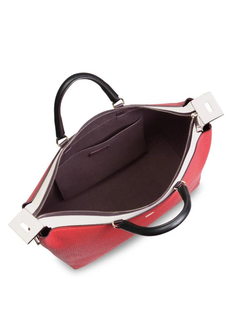 商品Furla|Textured Leather Satchel,价格¥3696,第2张图片详细描述