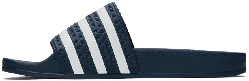 商品Adidas|Navy & White Adilette Slides,价格¥205,第3张图片详细描述