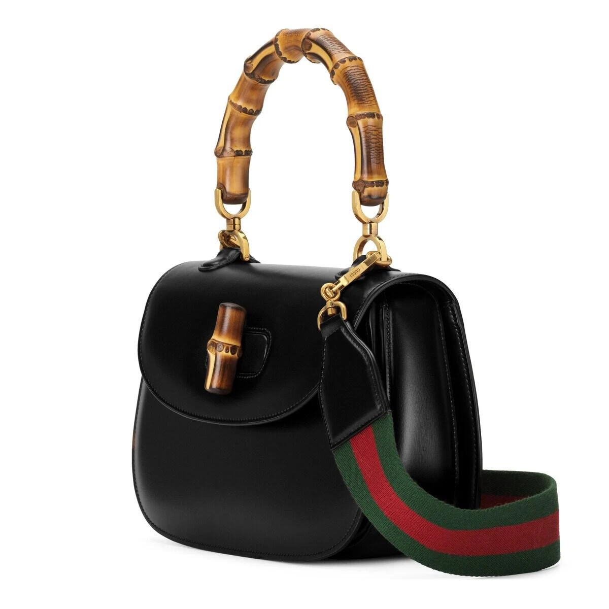 【预售】 古驰 24秋冬 女士 手提包 Gucci Bamboo 1947系列竹节中号手提包 672206 10ODT 1060 商品
