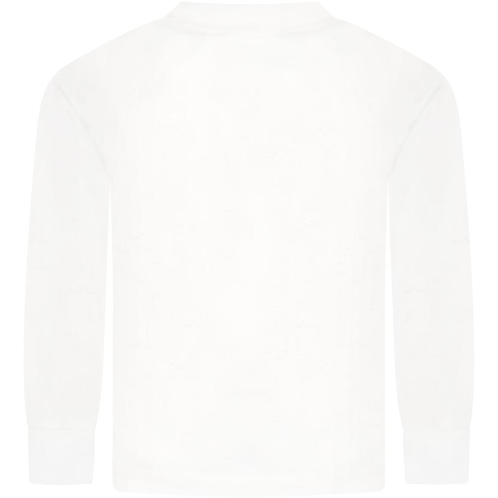 White T-shirt For Boy With商品第2张图片规格展示