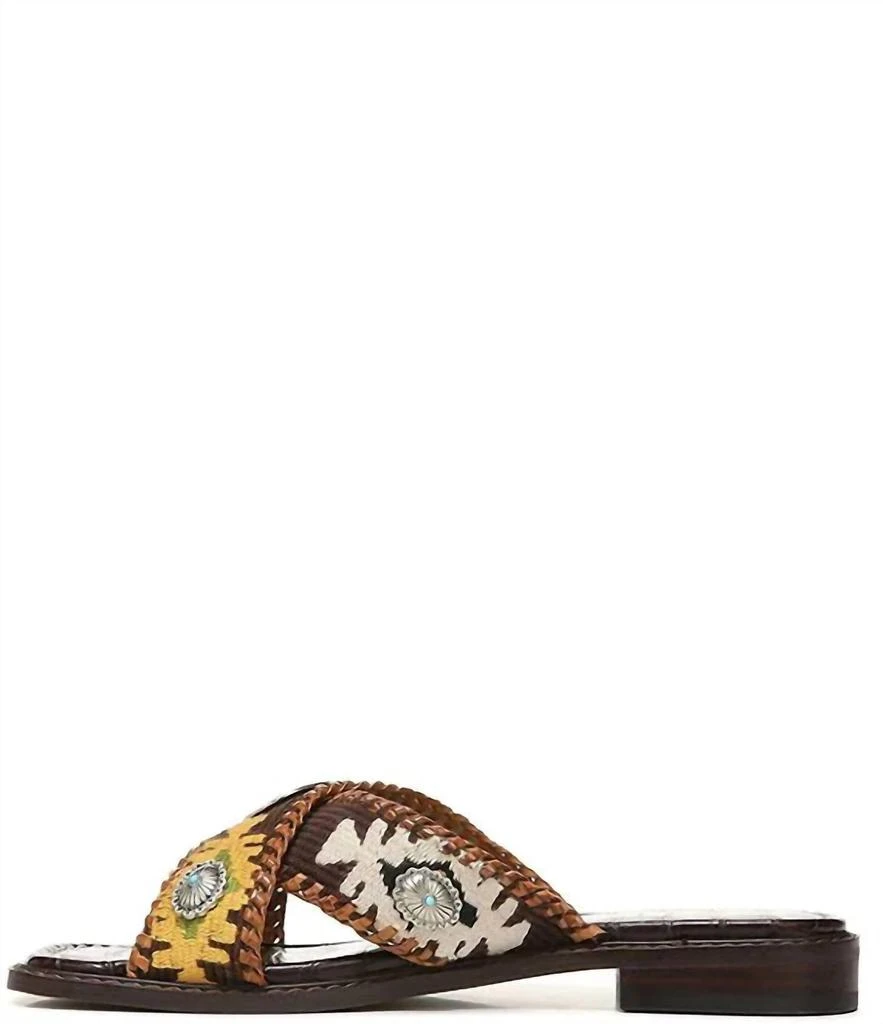 商品Sam Edelman|Needlepoint Southwestern Sandal in Brown,价格¥791,第5张图片详细描述