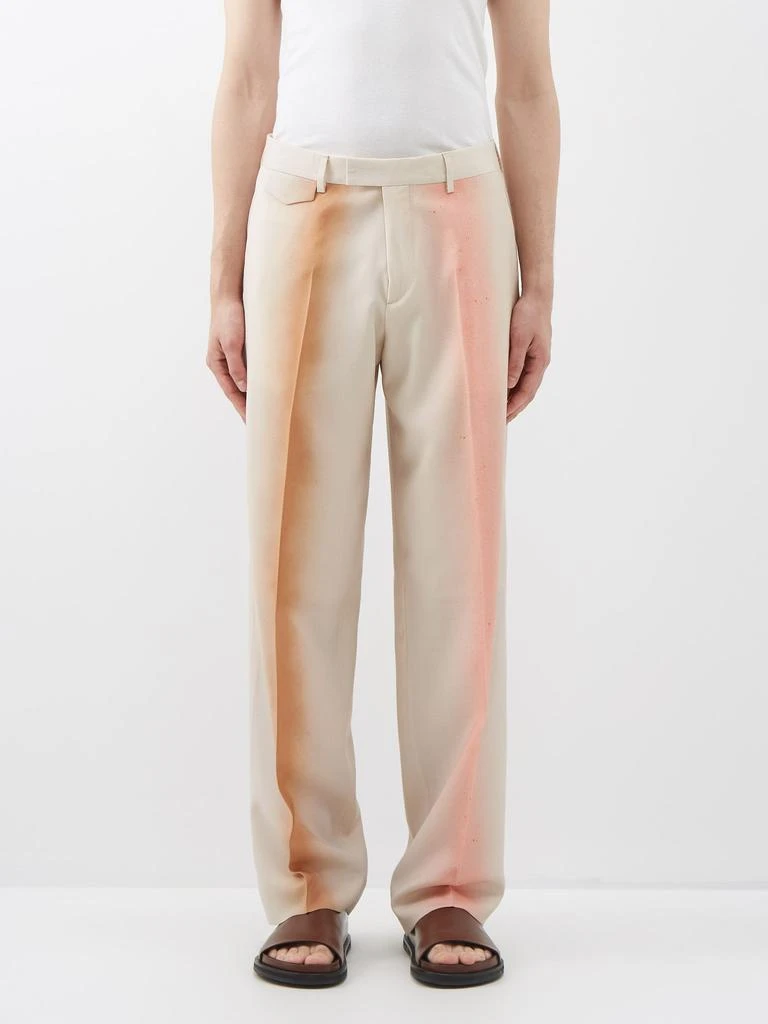 商品Paul Smith|Graffiti-print wool suit trousers,价格¥7680,第1张图片