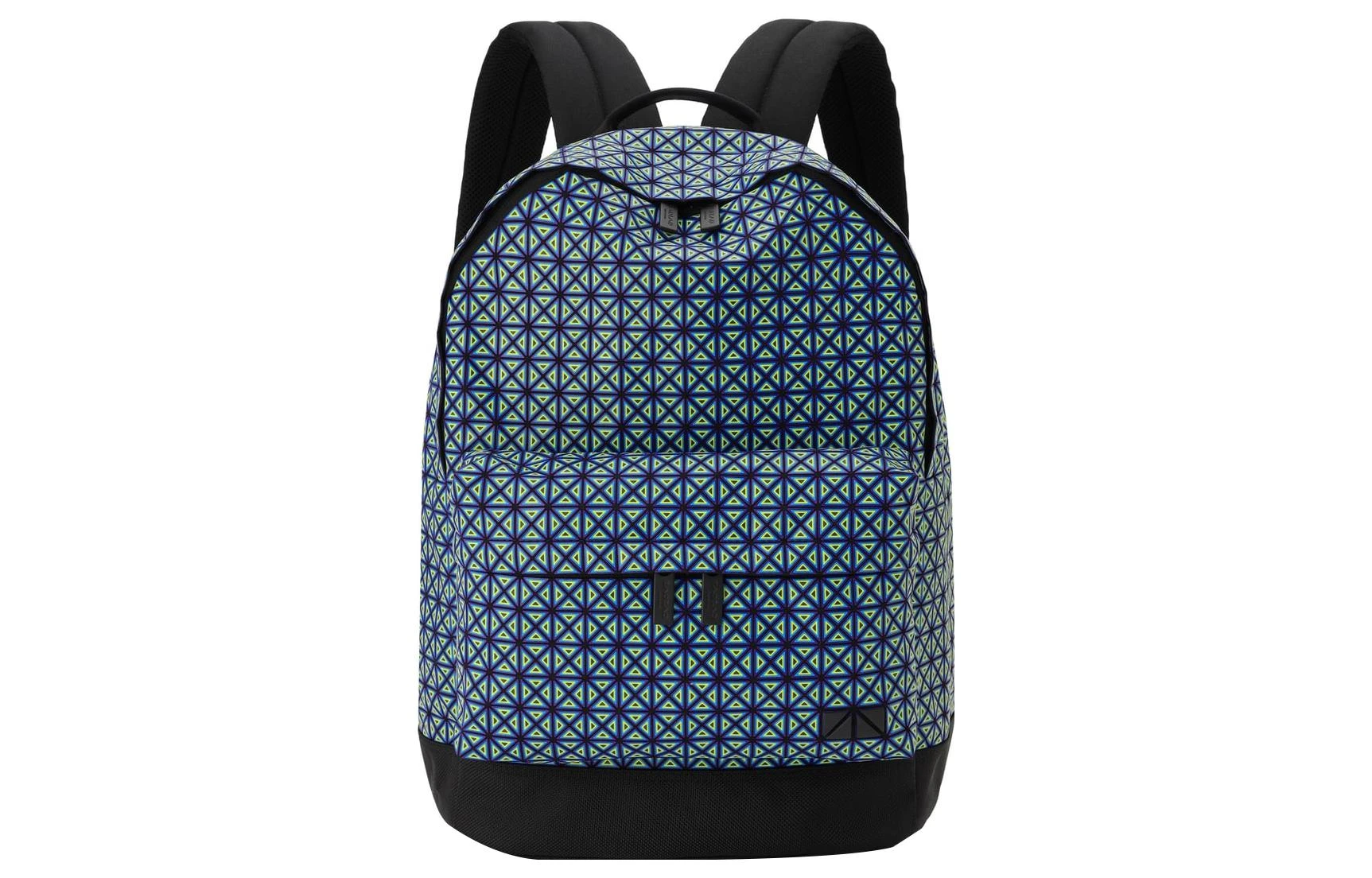 商品[国内直发] Issey Miyake|三宅一生 Kuro Daypack系列 22年11月限定 经典时尚几何拼接棉质细节背包双肩包 男女同款 黄色拼蓝色拼黑色,价格¥5478,第1张图片