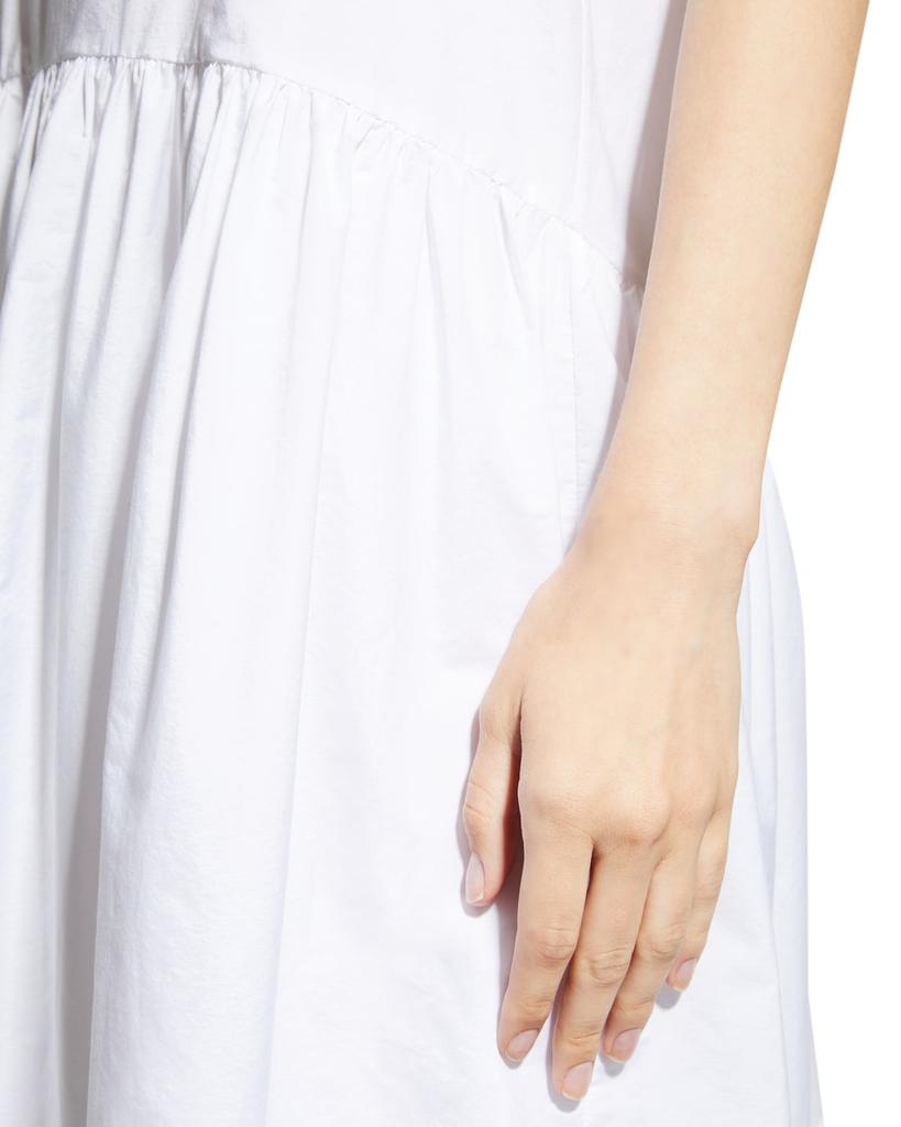 Square-Neck Tiered Midi A-Line Dress商品第7张图片规格展示